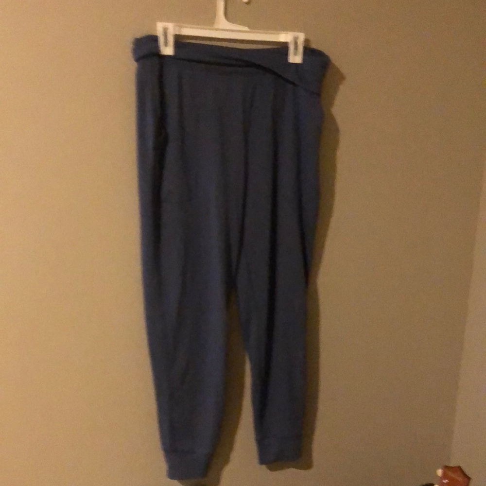 Blue sweat pants